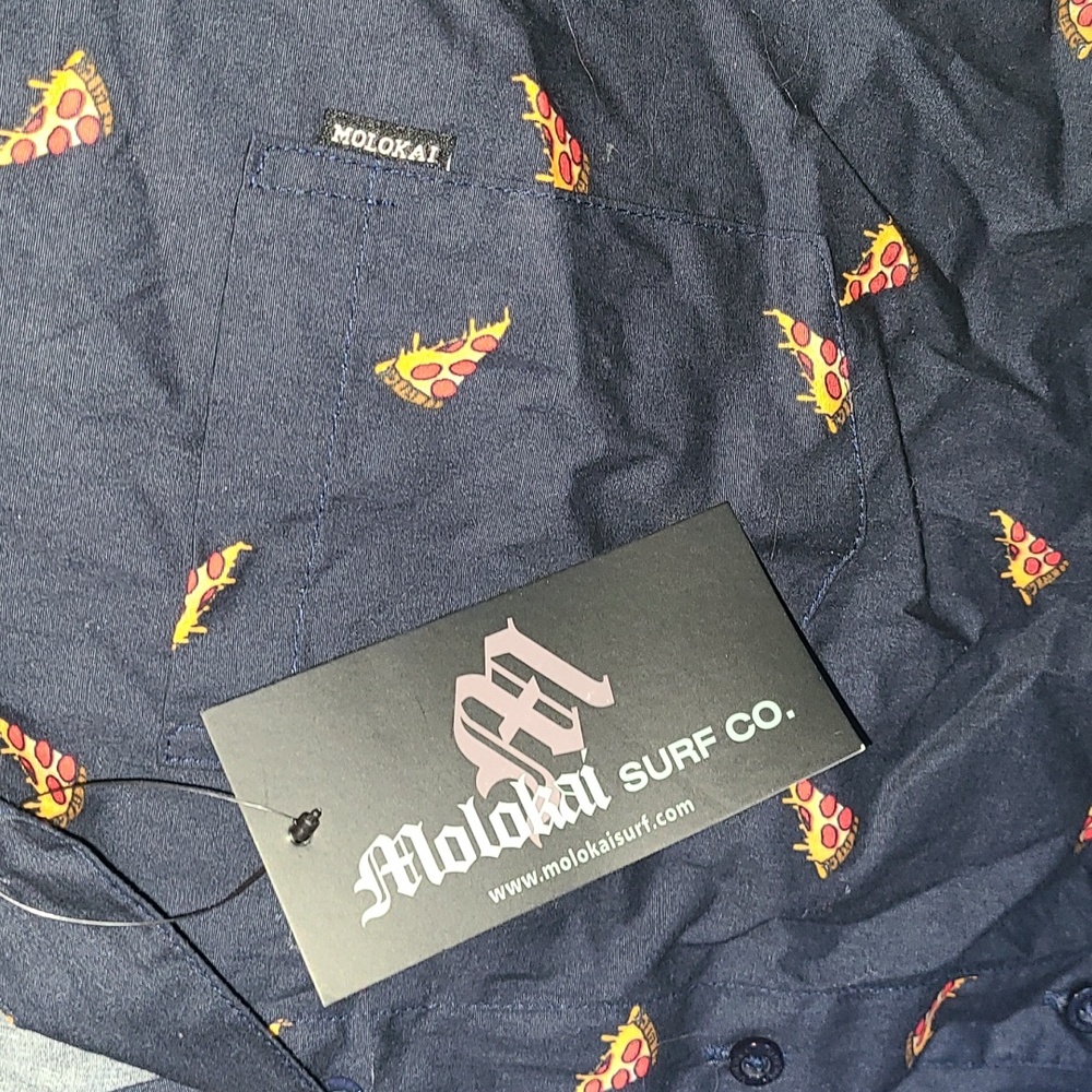 Pizza button down - Picture 2 of 4